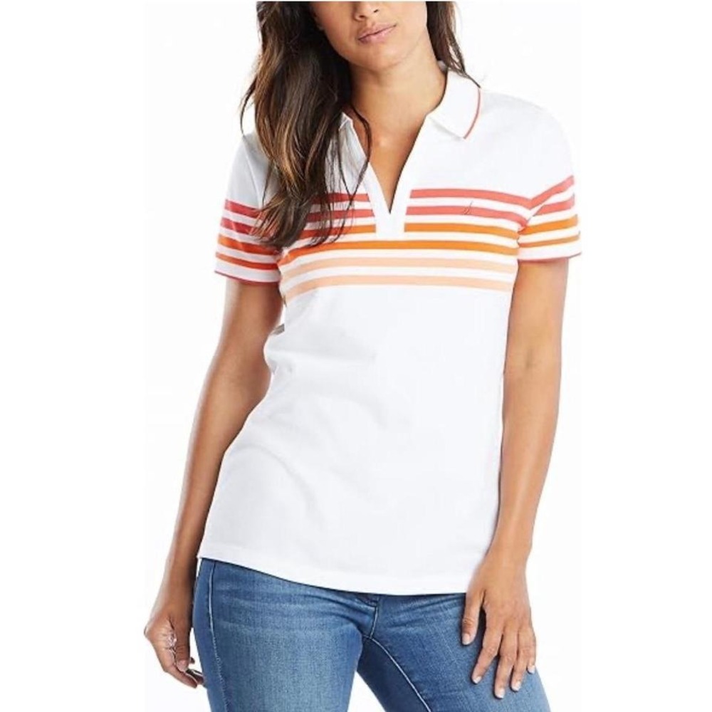 Nautica Preppy Striped Polo | 70’s Vibes | XXLarge‎